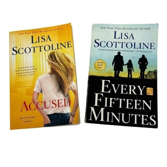 LISA SCOTTOLINE Books/Novels Bundle of 2 Fiction Trade Paperbacks Thriller - Picture 1 of 8